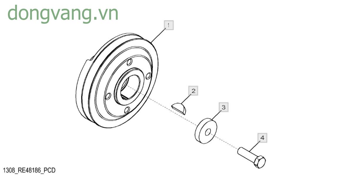 1308 Crankshaft Pulley - ST465165